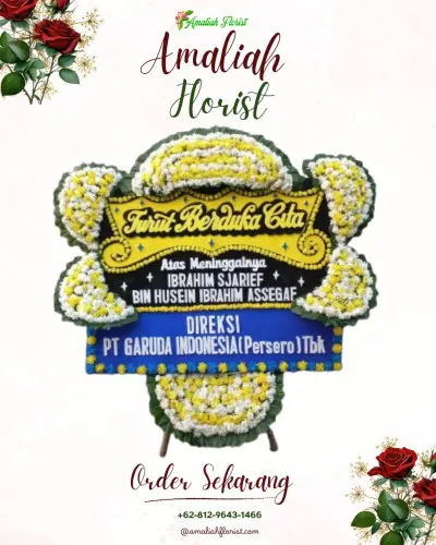 Papan Bunga Duka di Grha Emerald Bandung